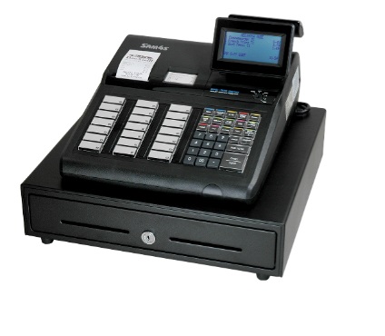 SAM4S SPS-345 Series Raised or flat keyboard register